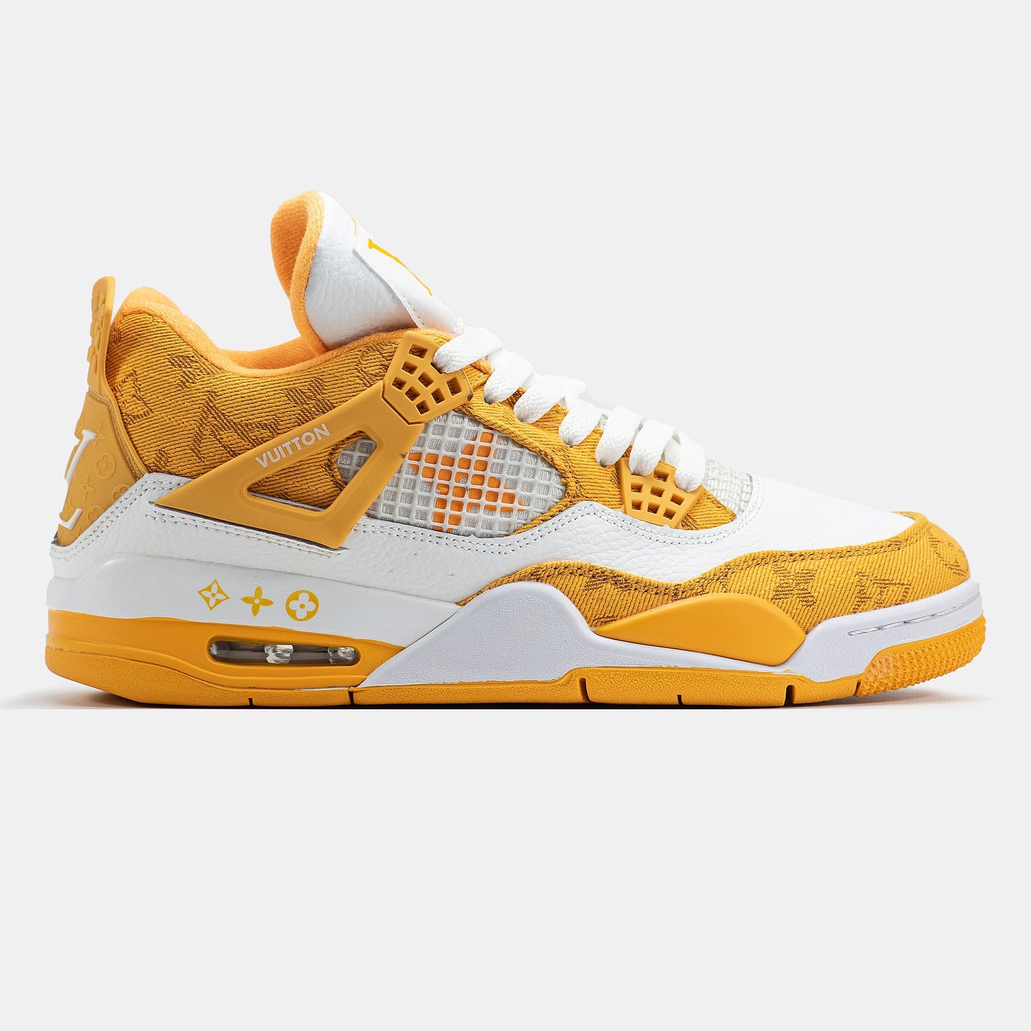 Nike Air Jordan 4 x Louis Vuitton White Yellow