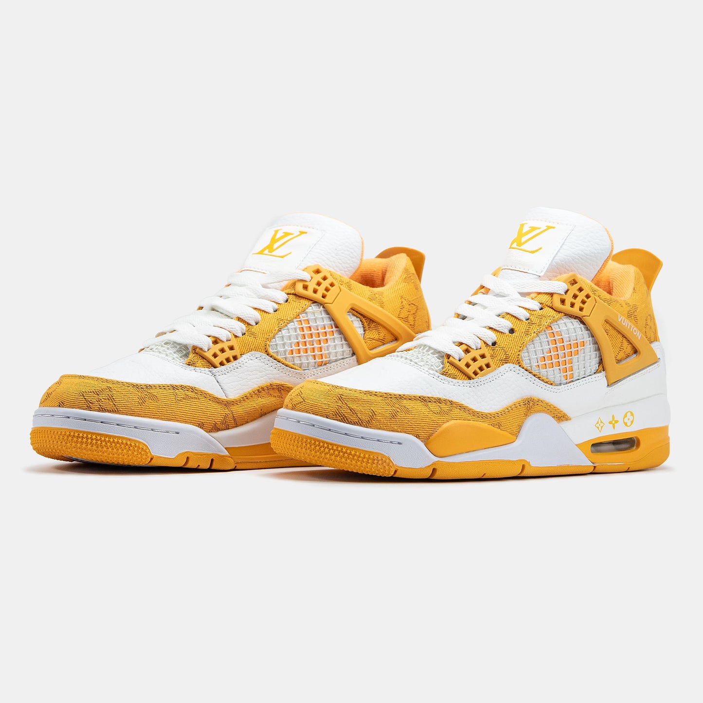 Nike Air Jordan 4 x Louis Vuitton White Yellow