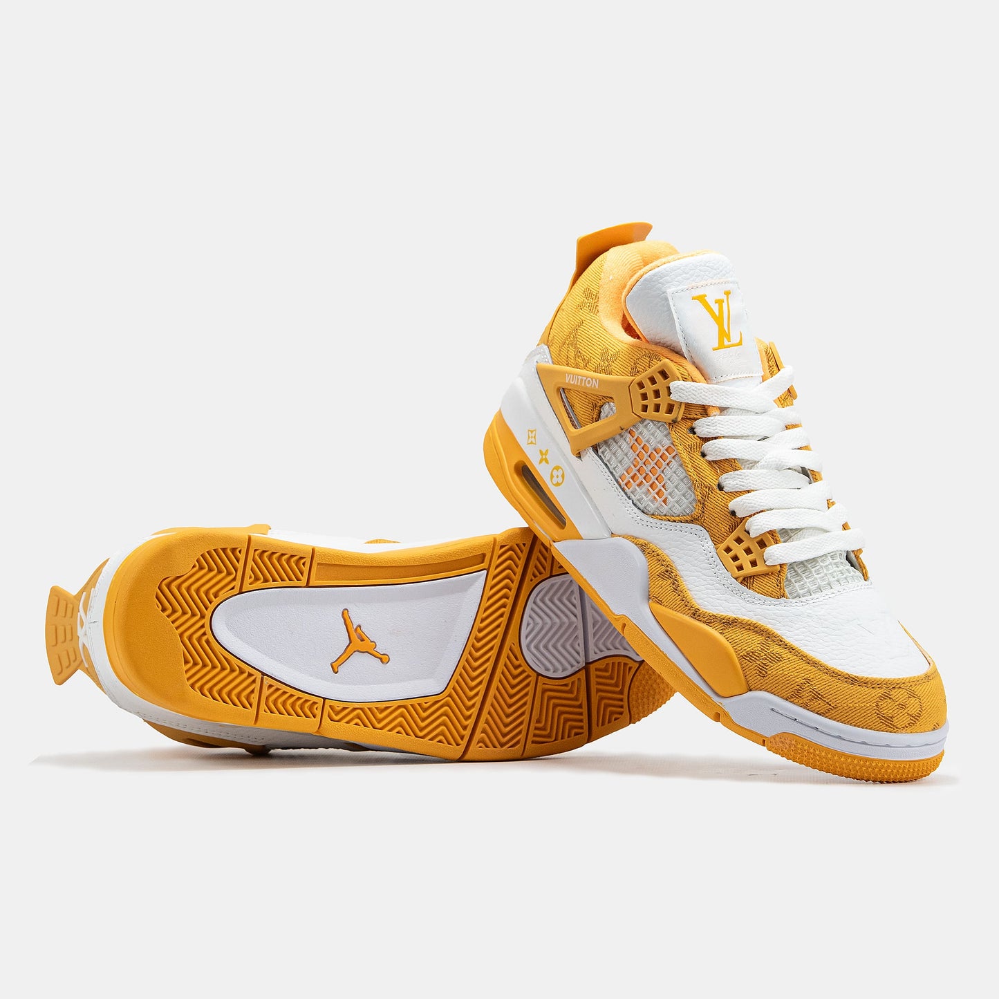 Nike Air Jordan 4 x Louis Vuitton White Yellow