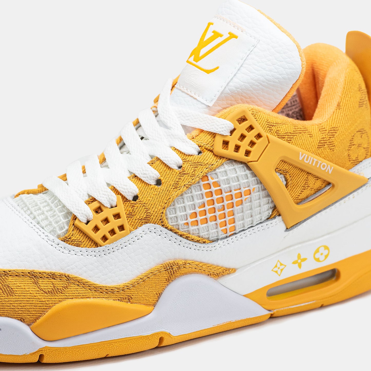 Nike Air Jordan 4 x Louis Vuitton White Yellow