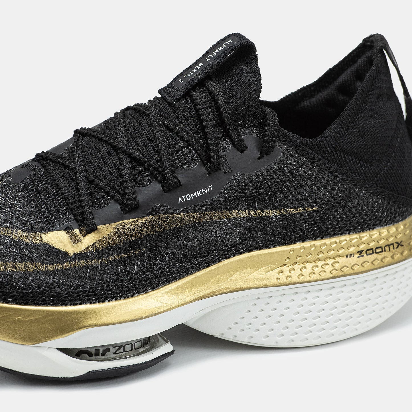 Nike Air ZoomX Alphafly Black Gold White