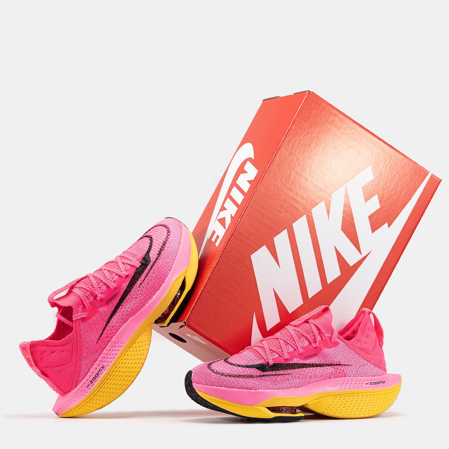 Nike Air ZoomX Alphafly Pink Yellow