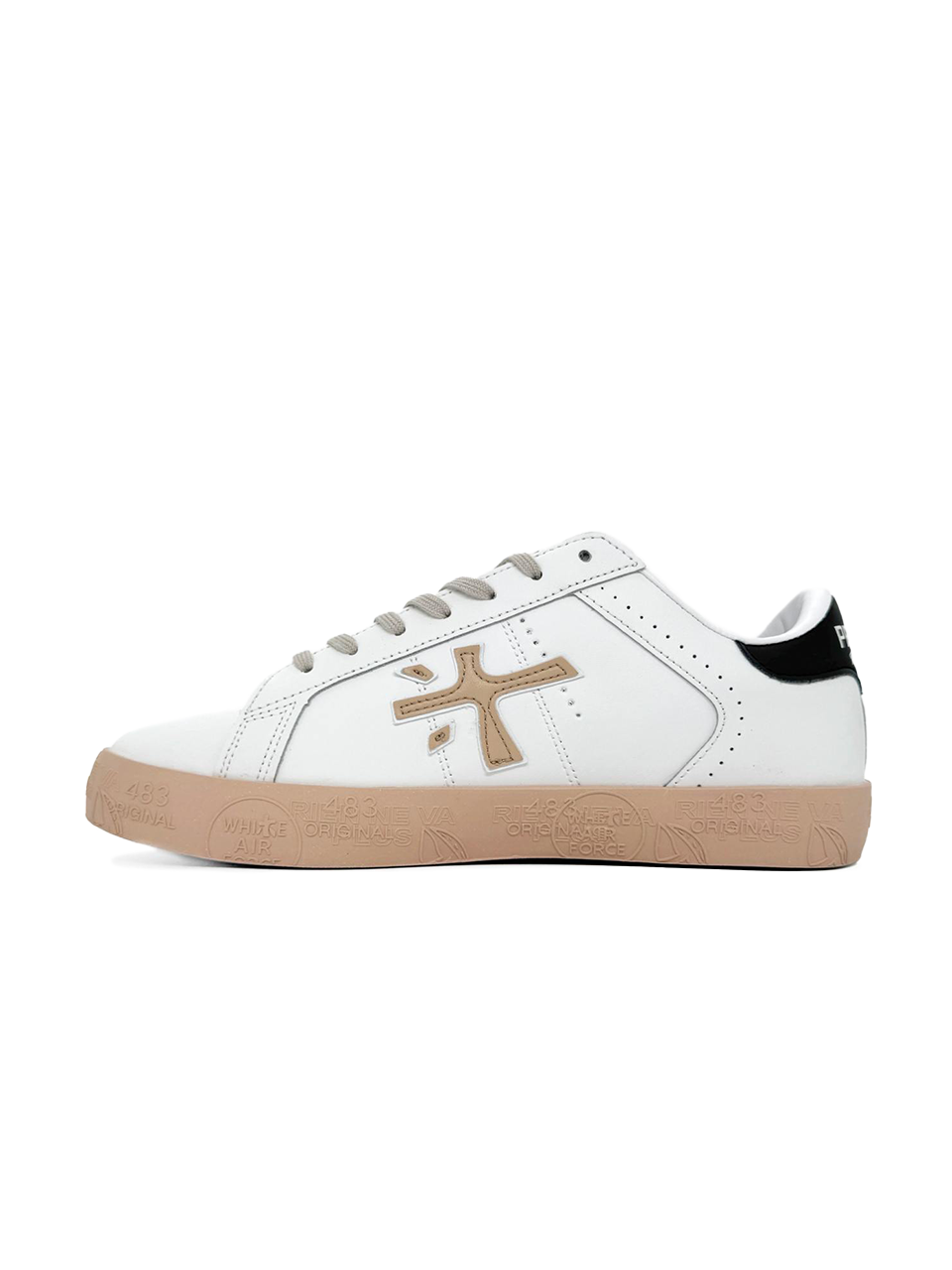 Premiata Steven White Beige