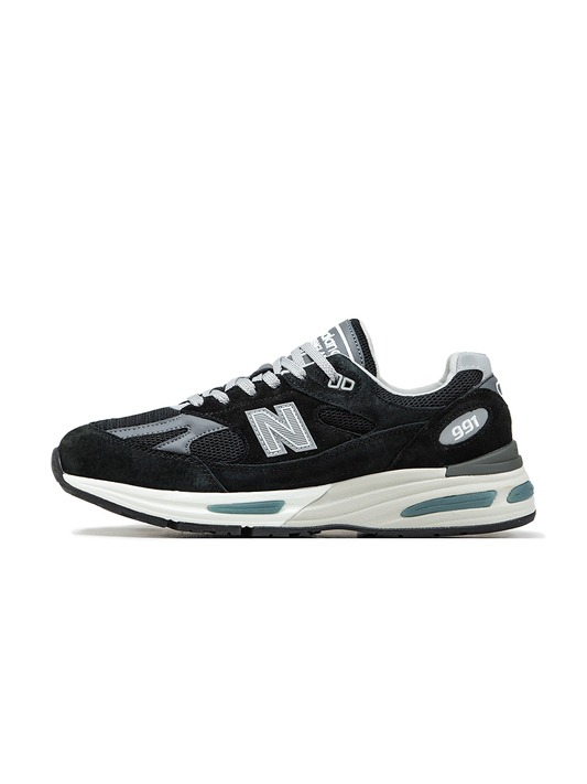 New Balance 991v2 Black White Grey