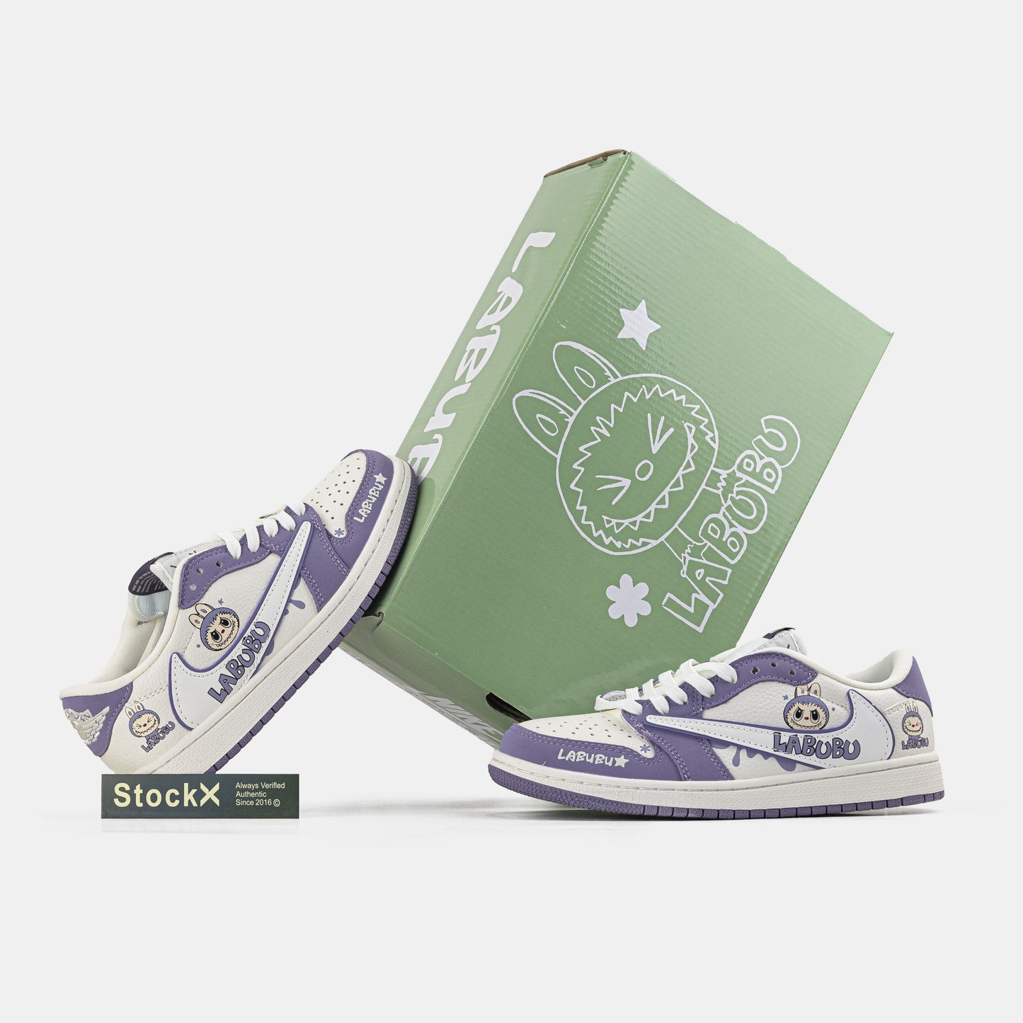 Nike Air Jordan 1 x Travis Scott x Labubu Purple
