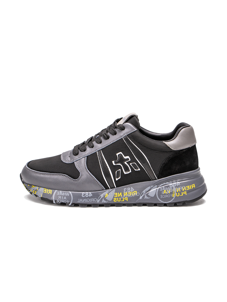 Premiata Mick Triple Black Grey