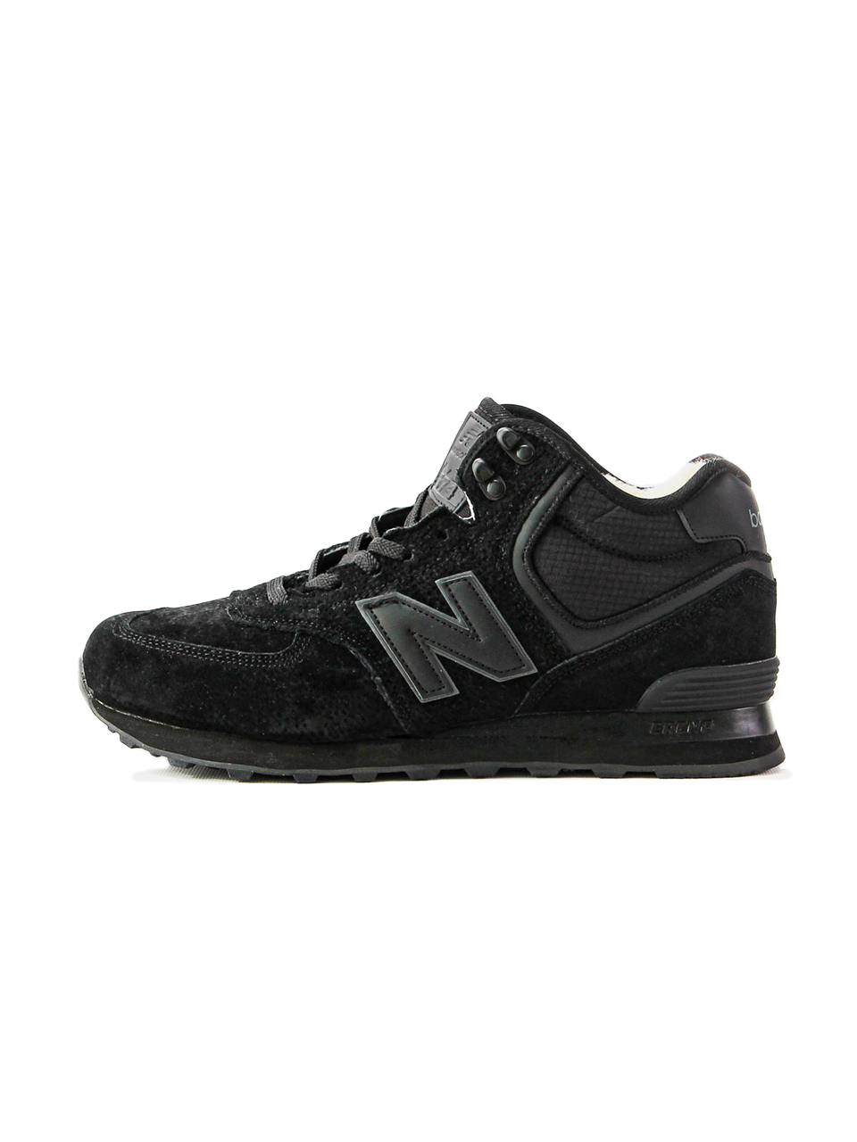 New Balance 574 High Black (хутро)