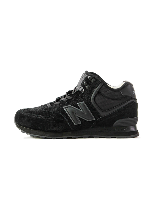 New Balance 574 High Black (хутро)