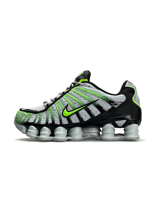 Nike Shox TL White Black Green / Wolf Grey