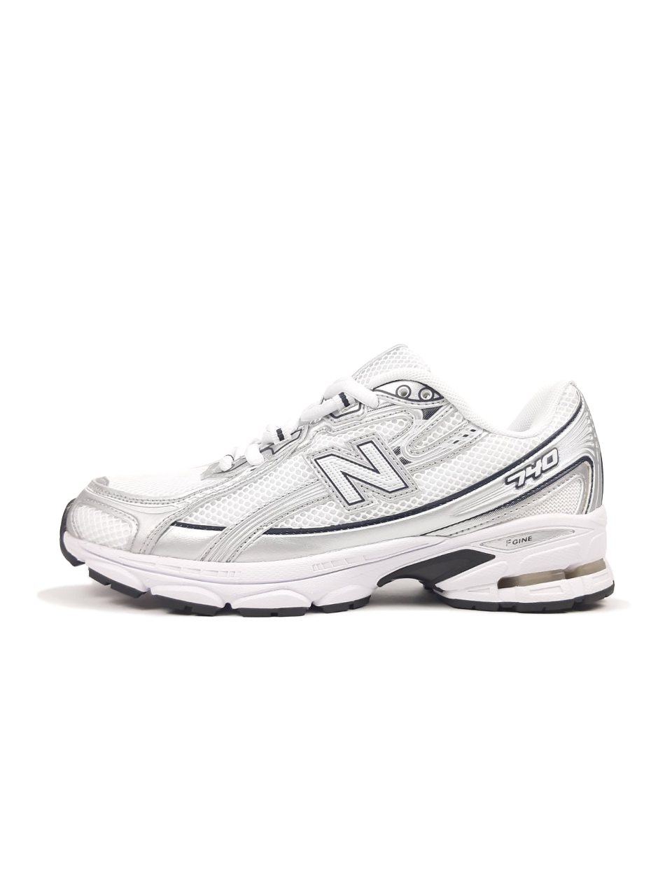 New Balance 740 White Silver