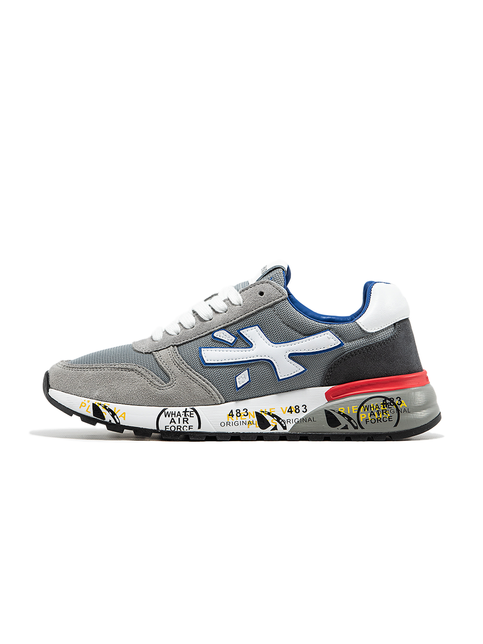Premiata Mick Grey White