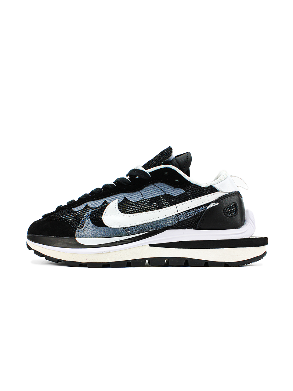 Sacai x Nike VaporWaffle Black White
