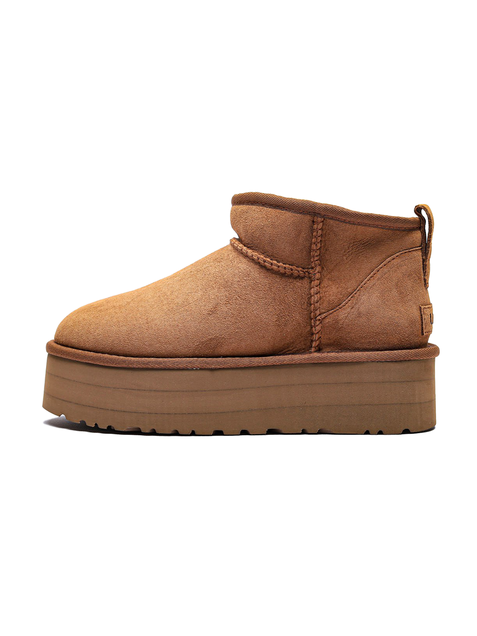 UGG Classic Ultra Mini Platform Bootie Chestnut