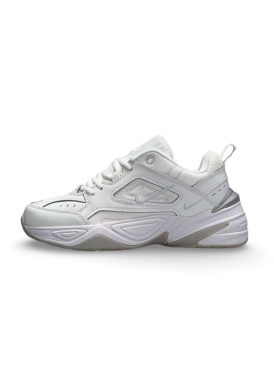 Nike M2K Tekno PRM All White Grey
