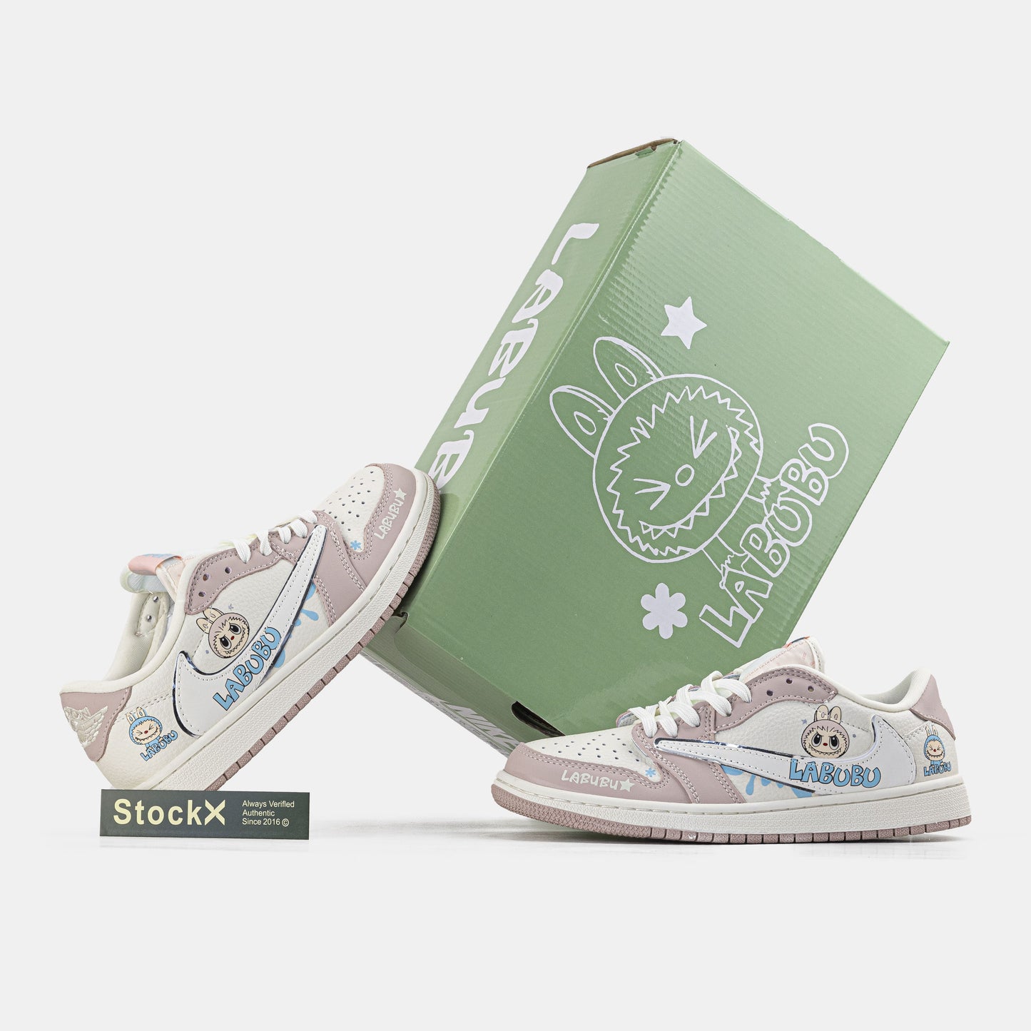 Nike Air Jordan 1 x Travis Scott x Labubu Pink