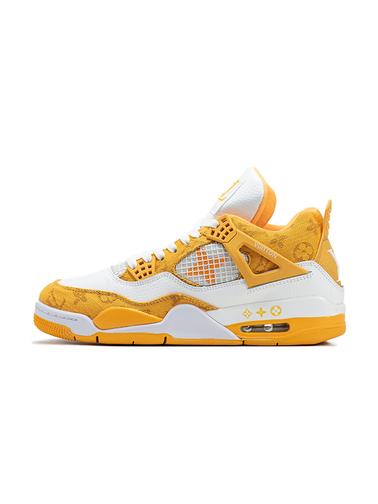 Nike Air Jordan 4 x Louis Vuitton White Yellow