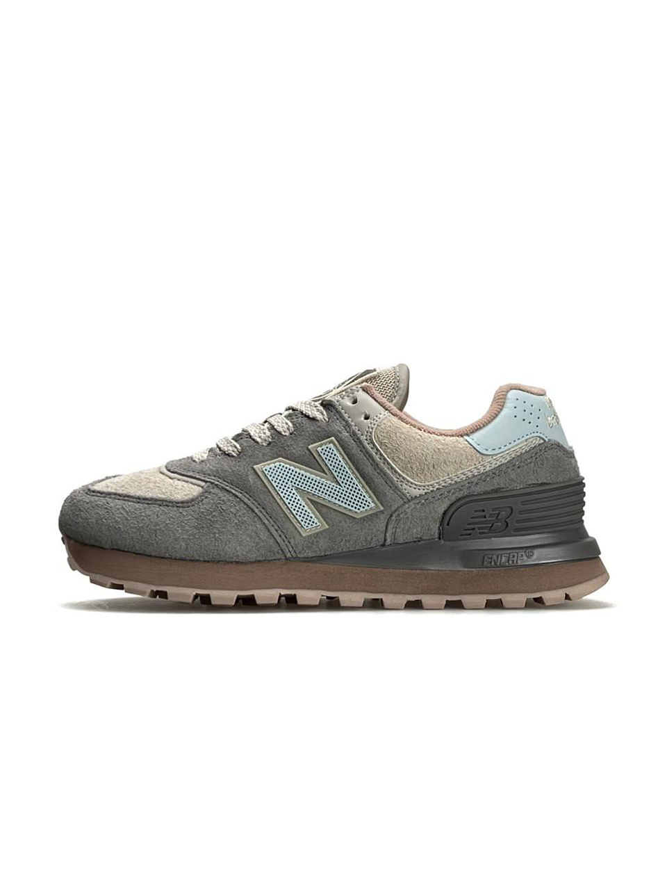 New Balance 574 x Stone Island Grey Pink