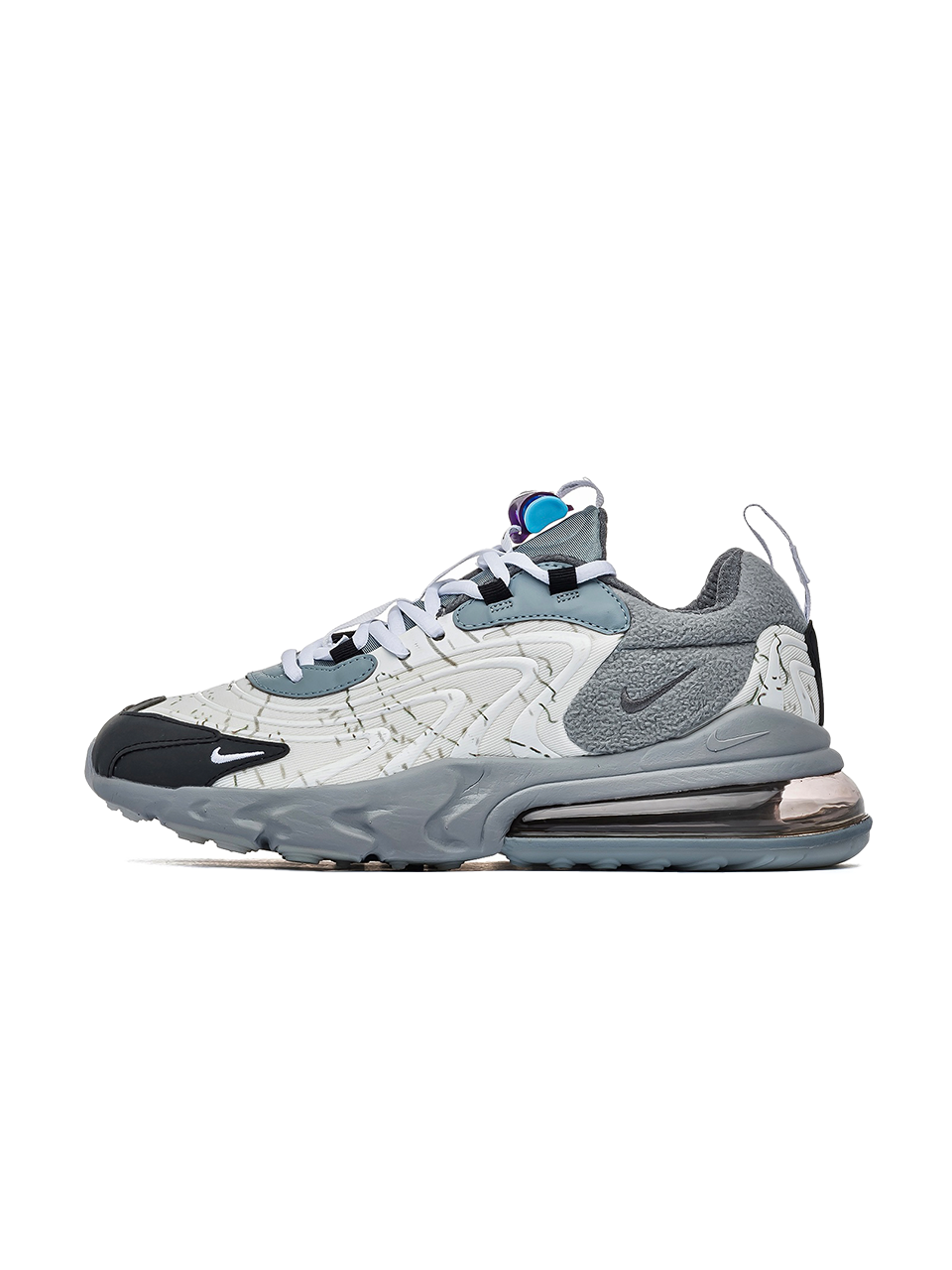 Nike air 270 react black grey hot sale