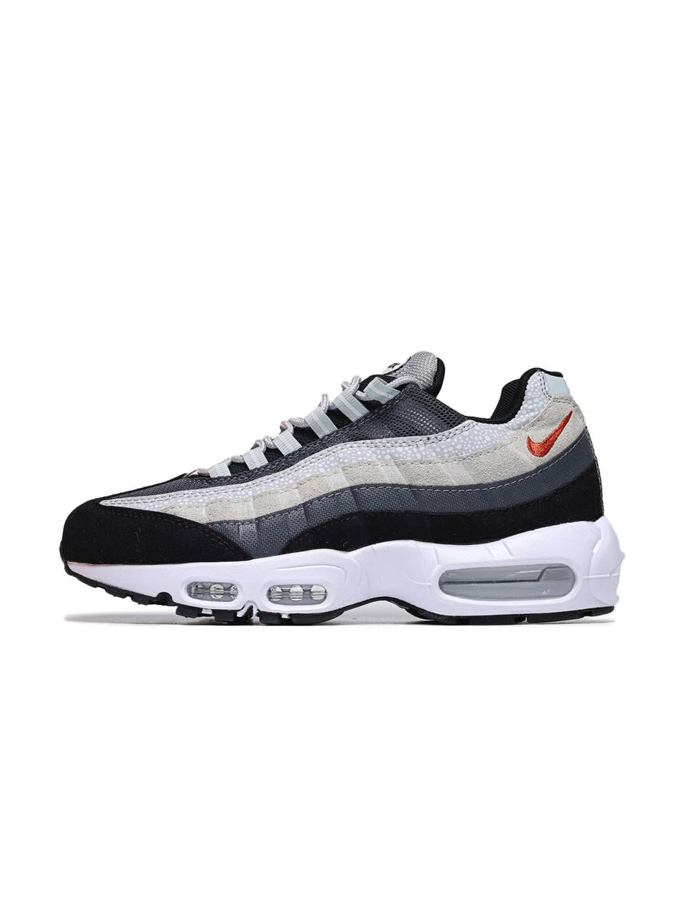 Nike Air Max 95 White Grey / Wolf Grey Rugged Orange