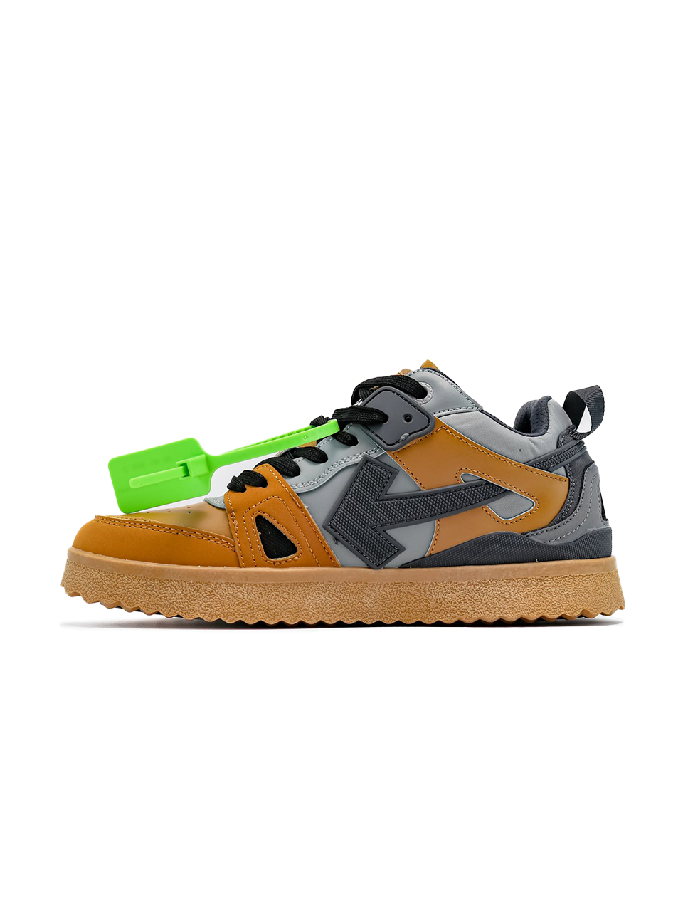 Off-White Out of Office Sponge Mid Top Brown