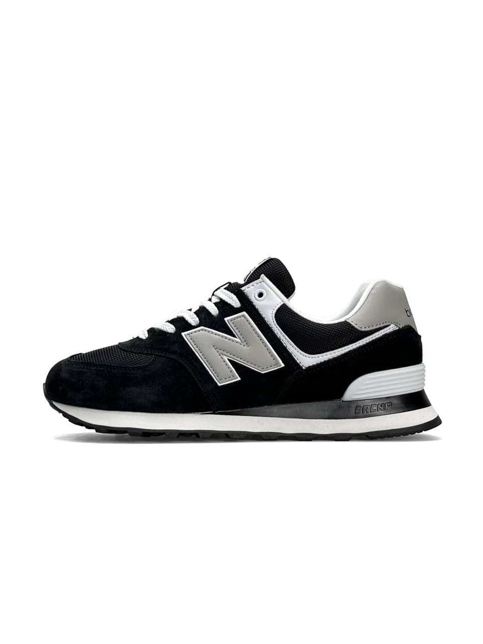 New Balance 574 Black Grey White