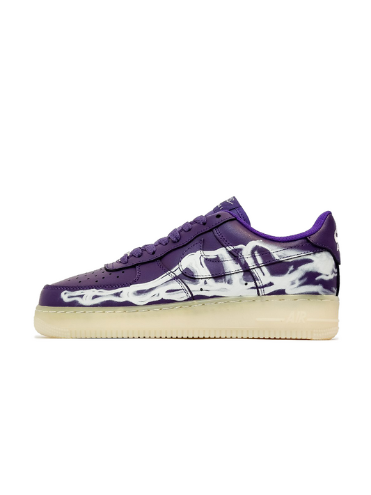 Nike Air Force 1 Skeleton Halloween / Purple