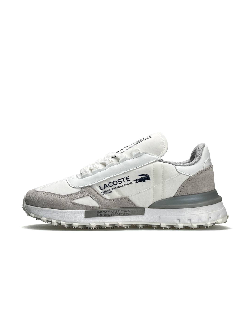 Lacoste Elite Active White Grey