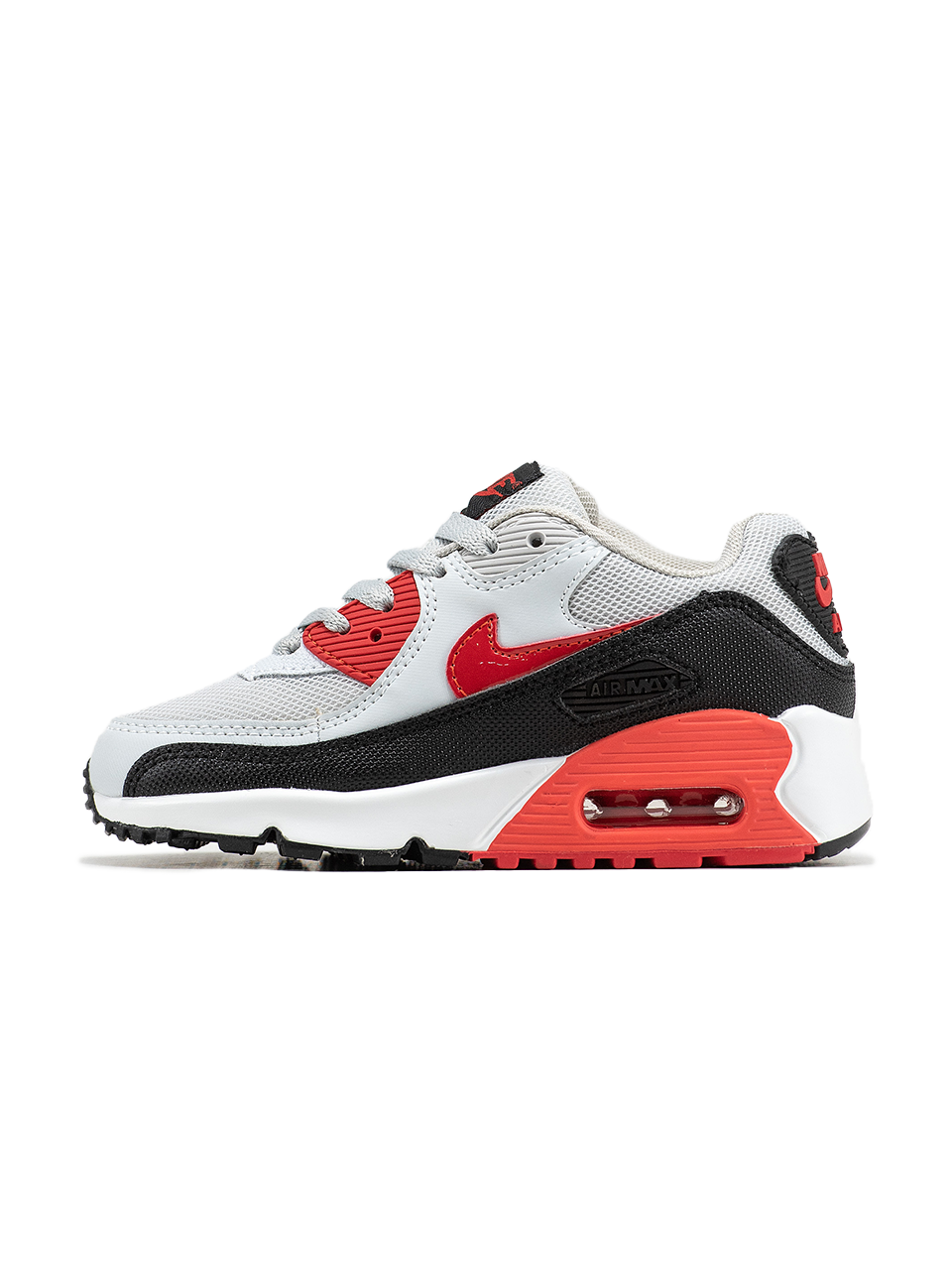 Nike Air Max 90 White Red Kids cro.ua