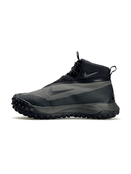 Nike ACG Mountain Fly Black Grey Red Fur