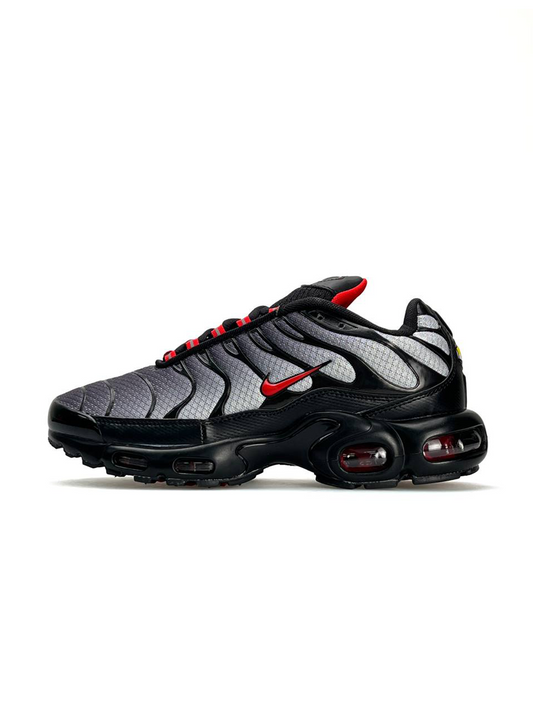 Nike Air Max Tn Plus Silver Red Logo