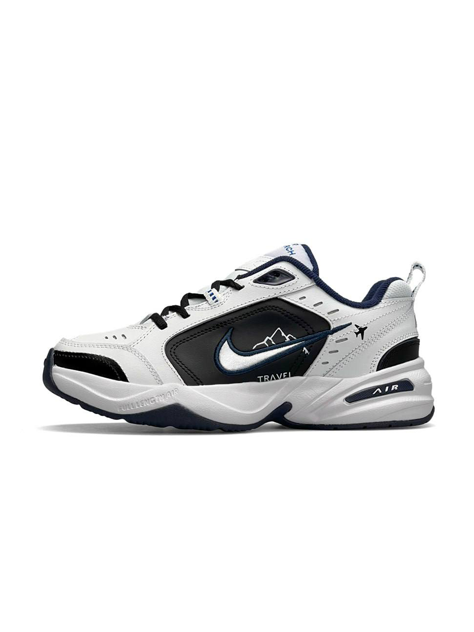 Nike Air Monarch Travel White Navy Black cro.ua