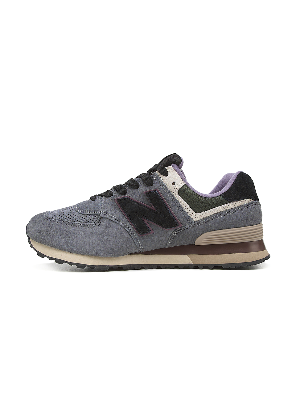 New Balance 574 Cordura Grey Black Violet