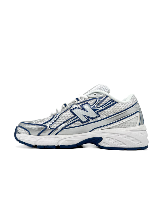 New Balance 740 White Blue Silver