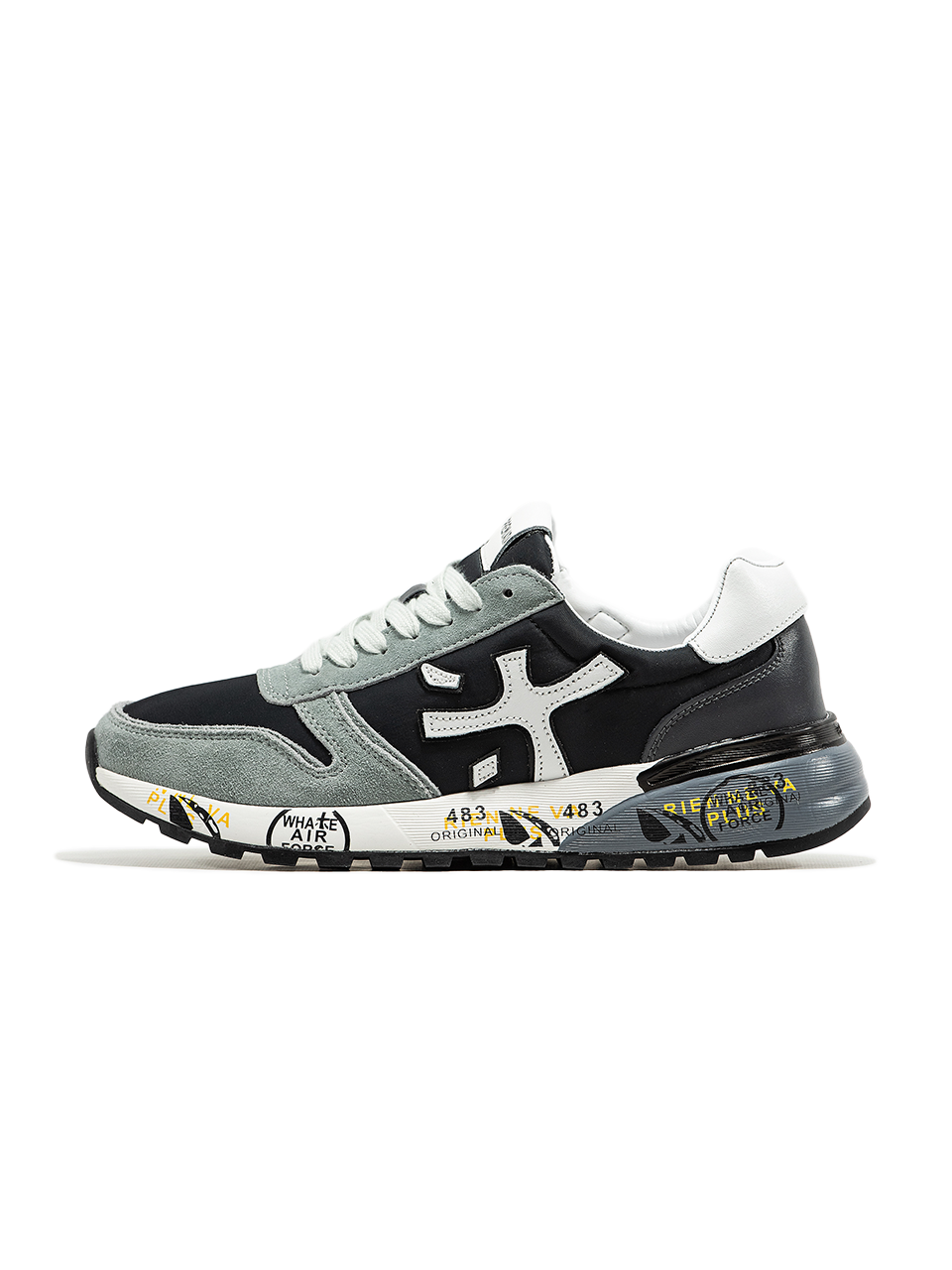 Premiata Mick Black Grey Green