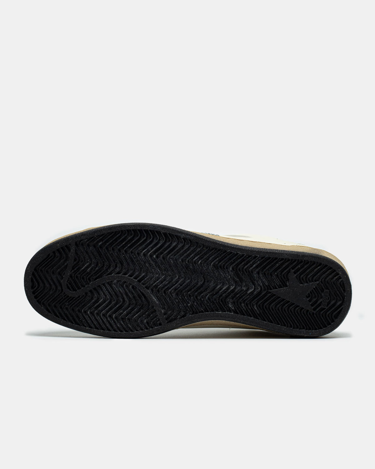 Golden Goose Ball Star Cream Silver