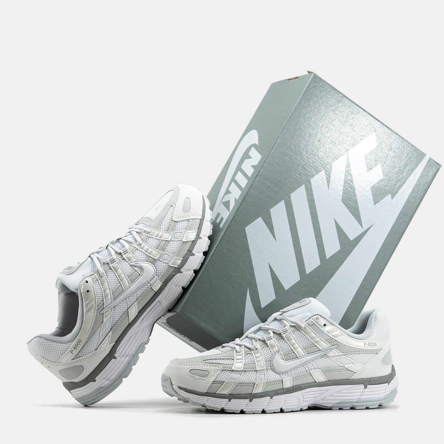 Nike P-6000 White Grey II / Light Grey / Summit White Pure Platinum / FV6603-101