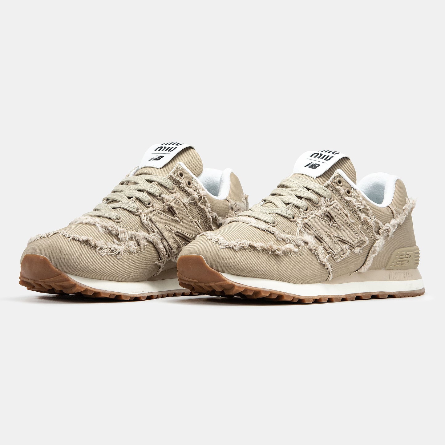 New Balance 574 x Miu Miu Beige