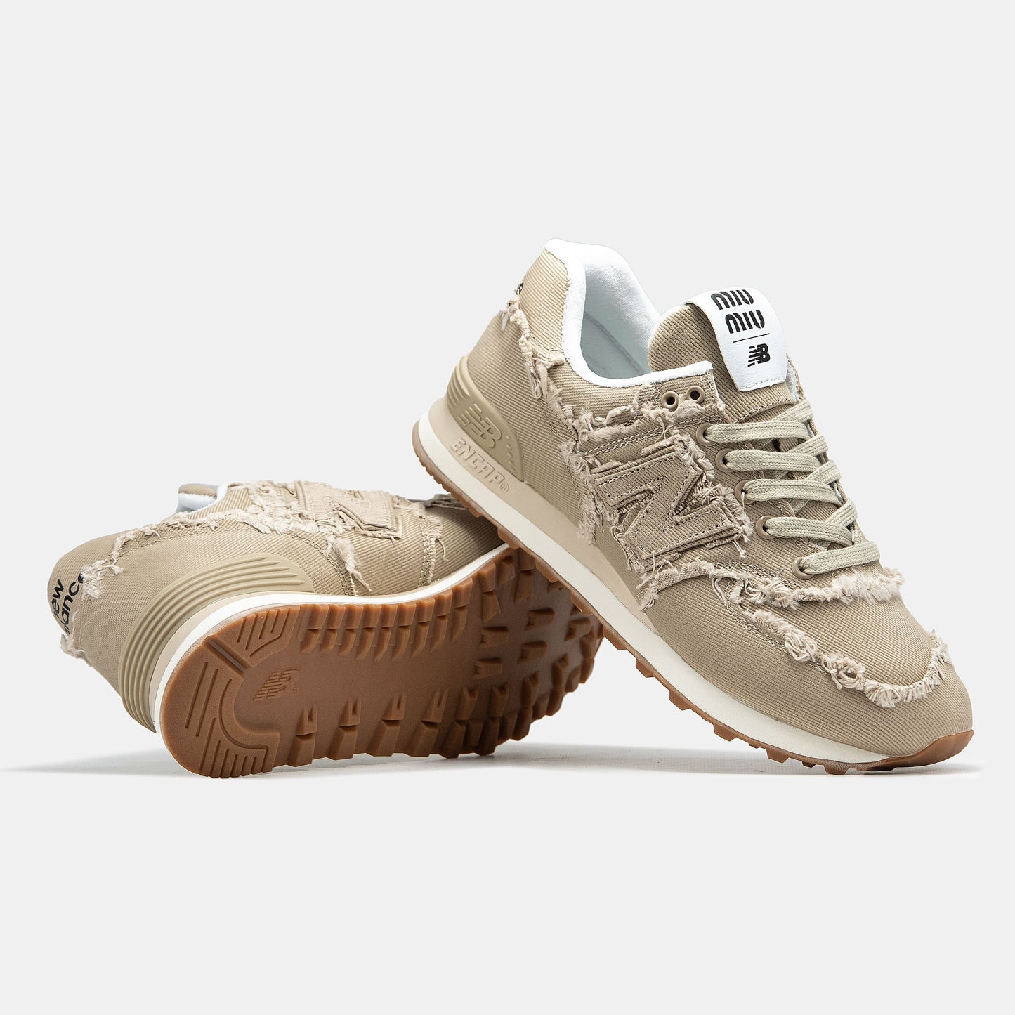 New Balance 574 x Miu Miu Beige