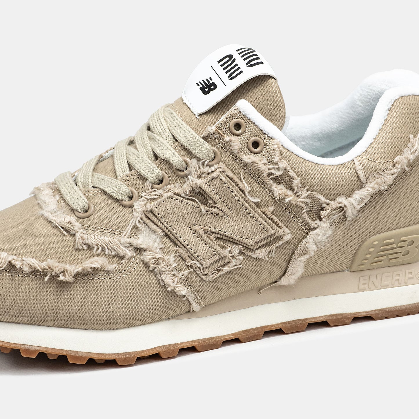 New Balance 574 x Miu Miu Beige