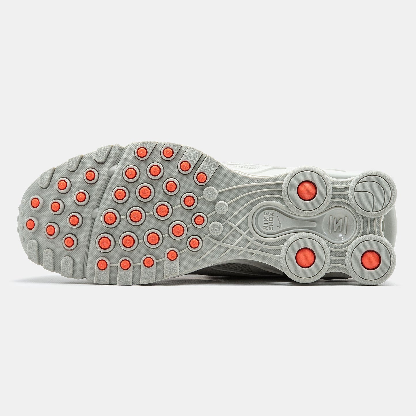 Nike Shox Ride 2 SP x Supreme All Grey Orange / Light Bone and Turf Orange
