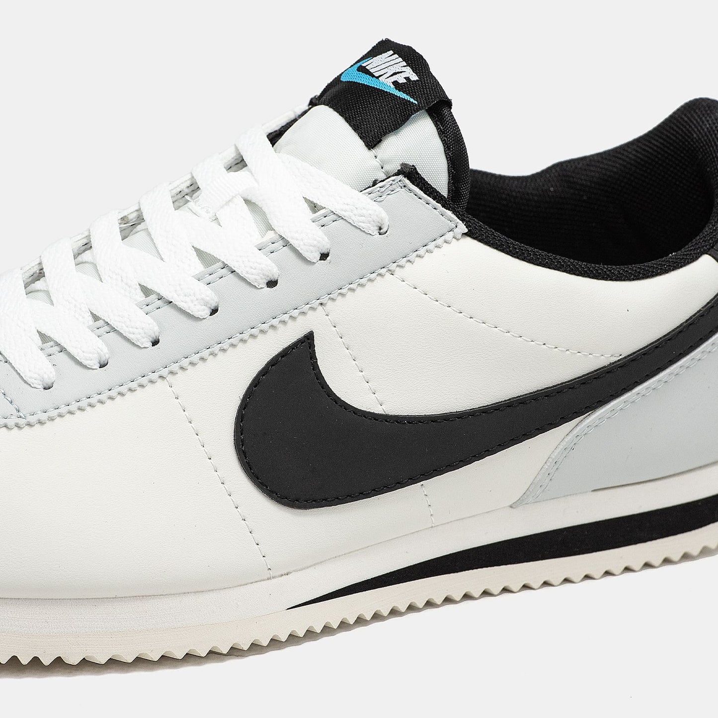 Nike Cortez White Grey Black Logo