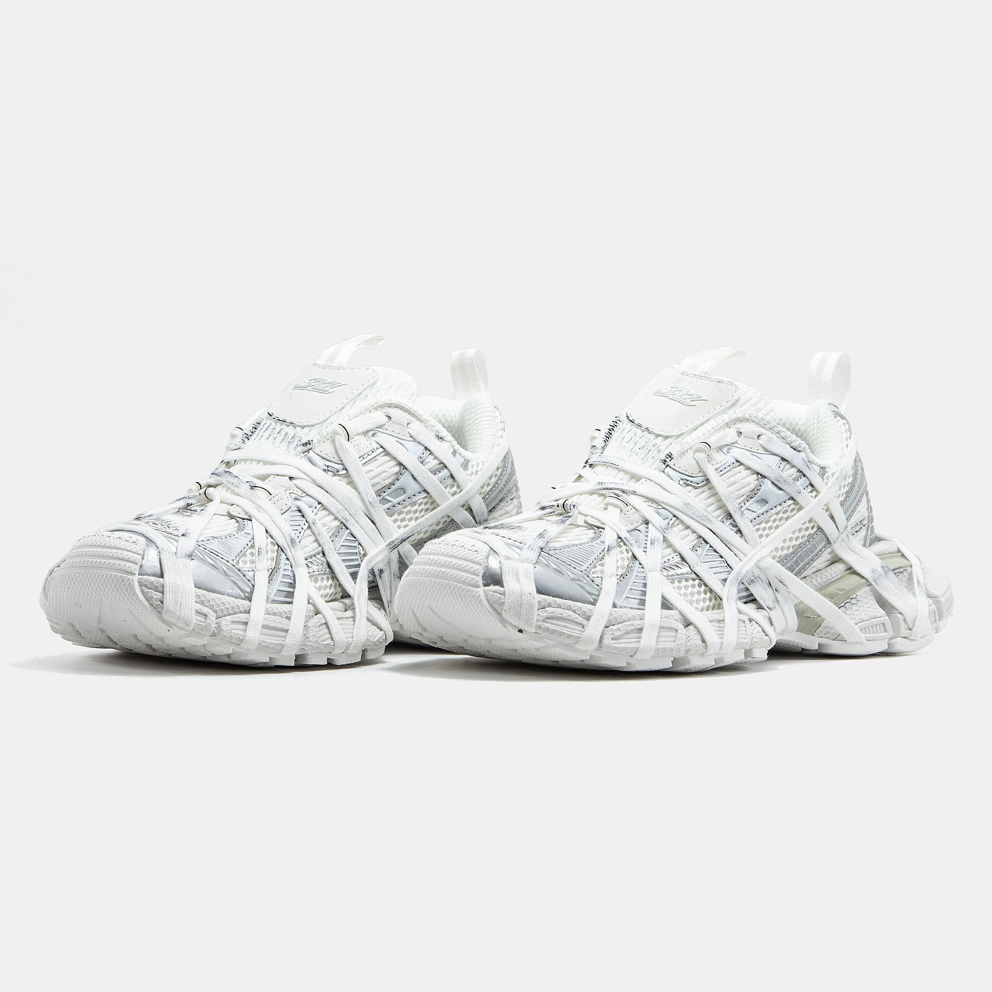 Balenciaga 3XL Extreme Lace White Silver