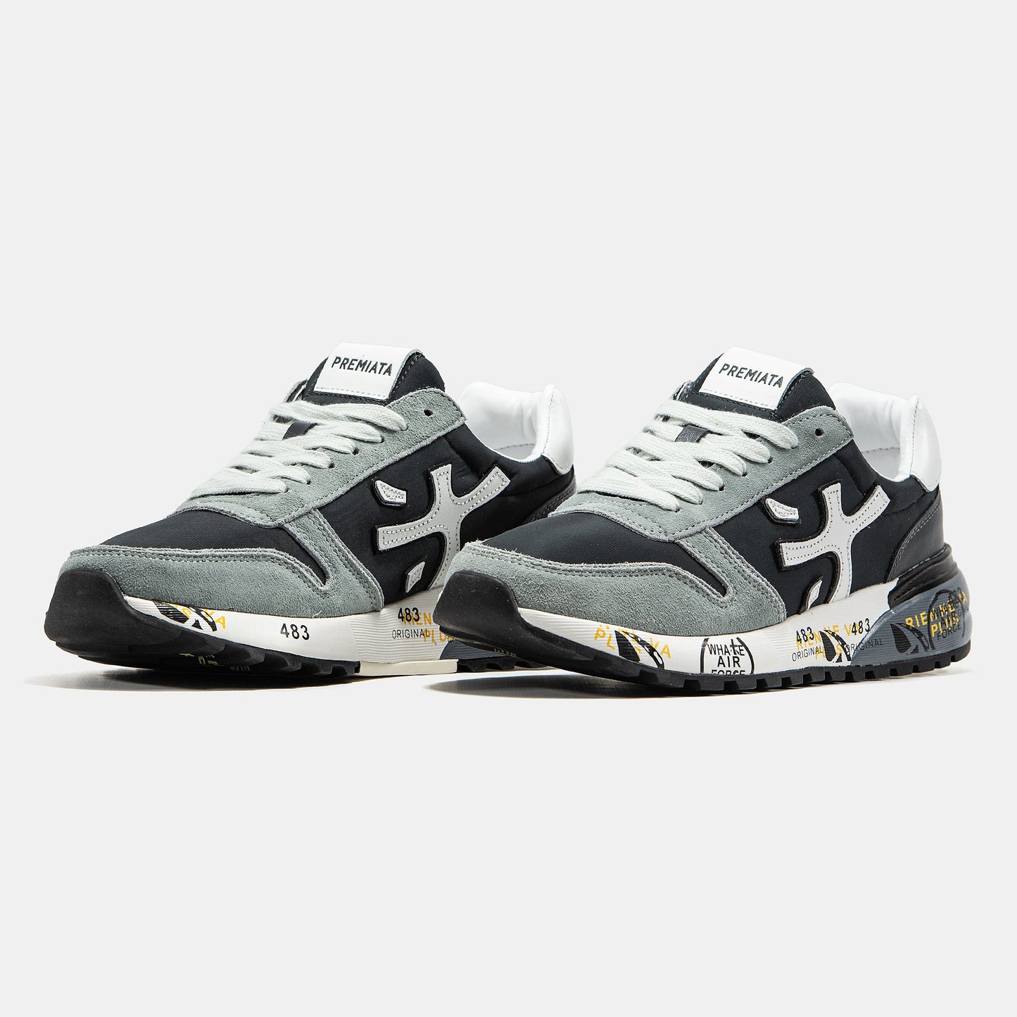 Premiata Mick Black Grey Green