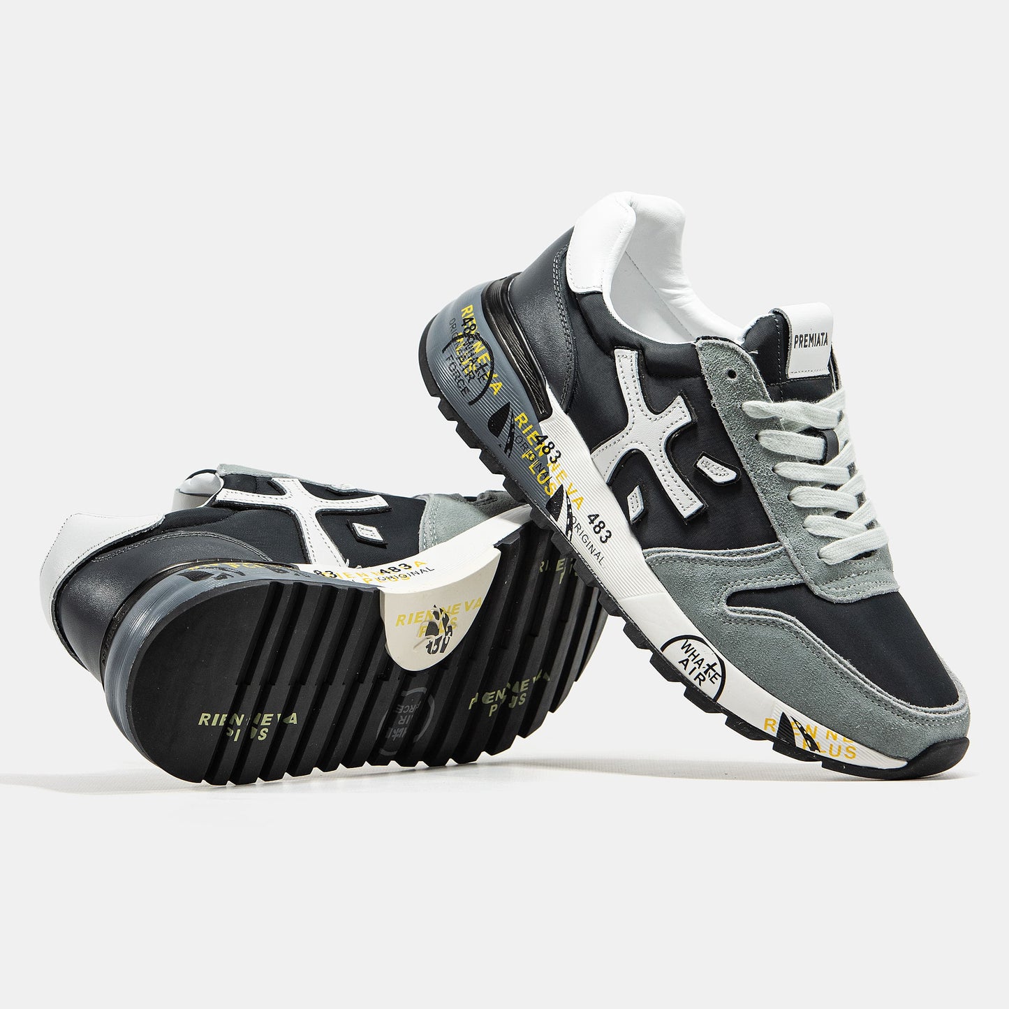 Premiata Mick Black Grey Green