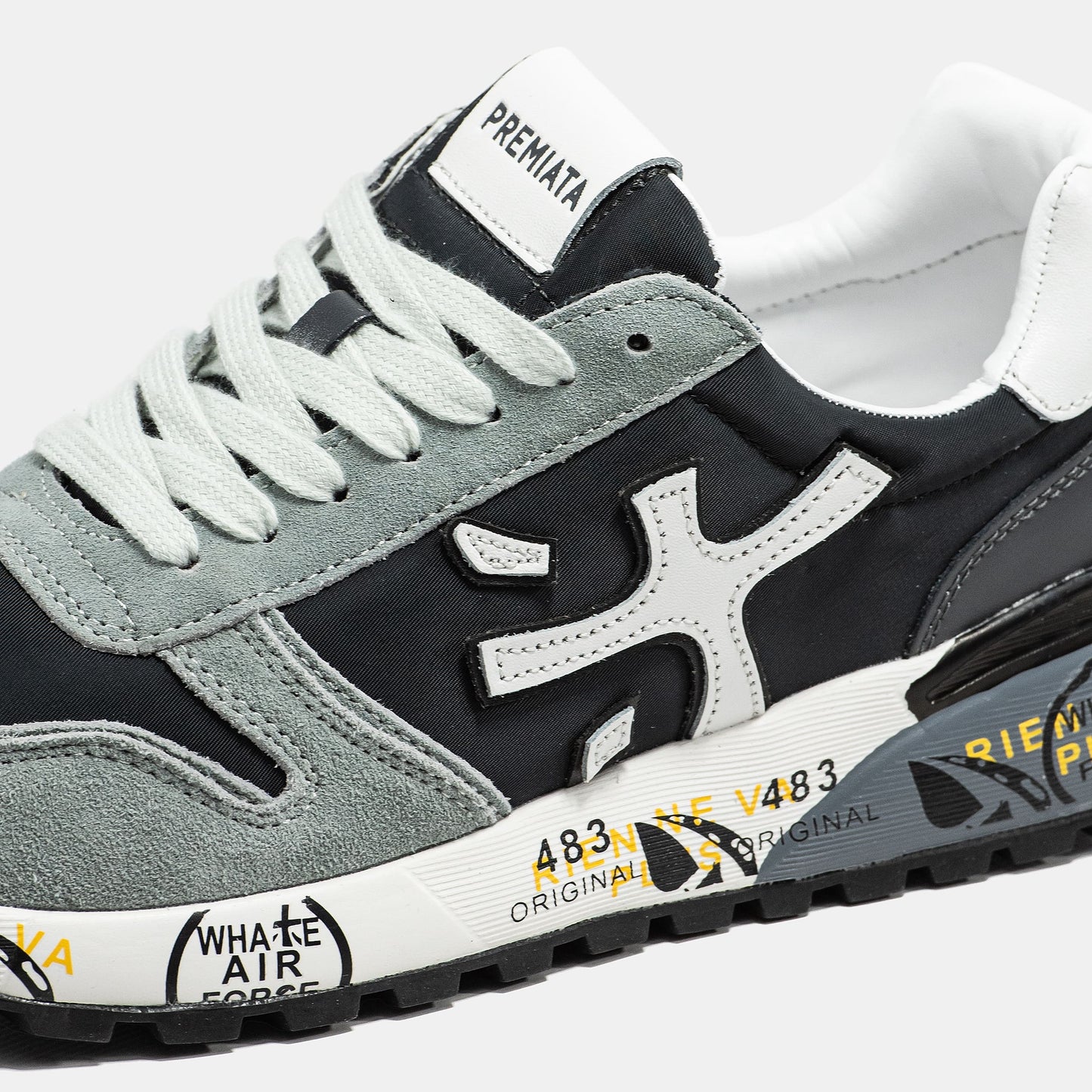 Premiata Mick Black Grey Green