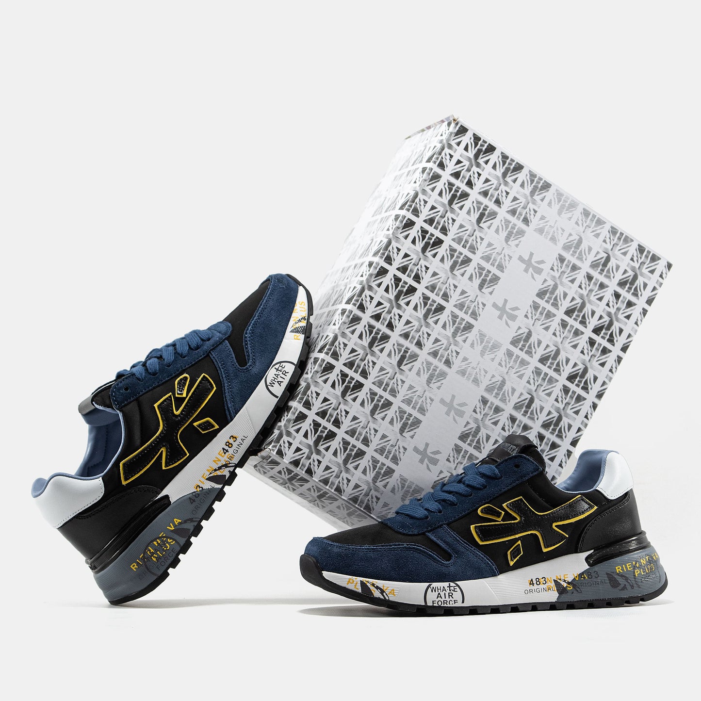 Premiata Mick Black Blue