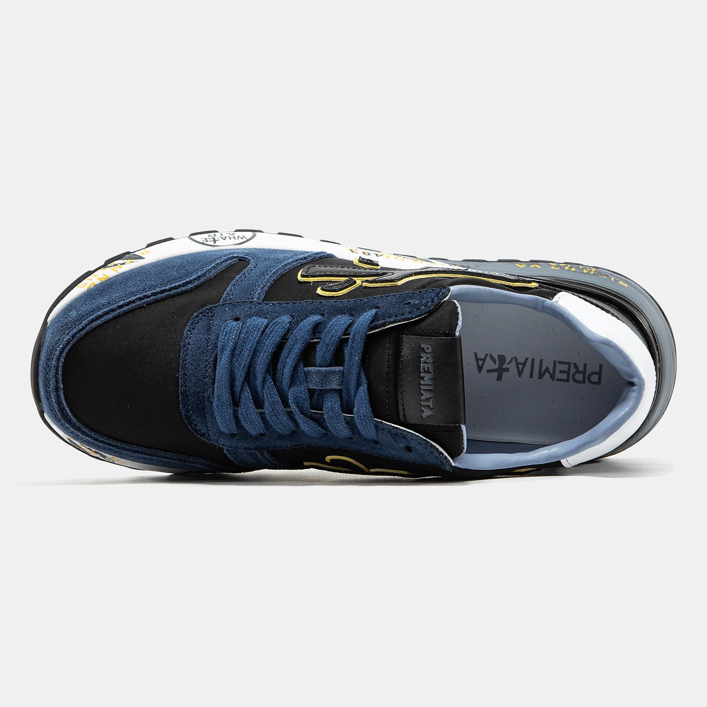 Premiata Mick Black Blue
