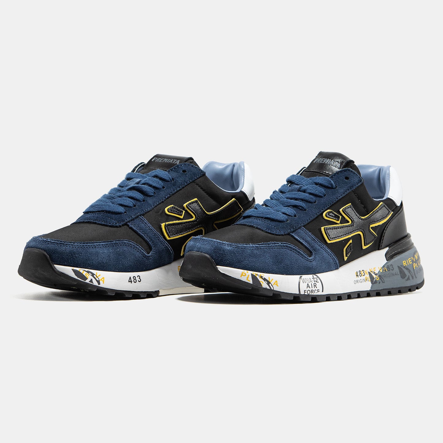 Premiata Mick Black Blue