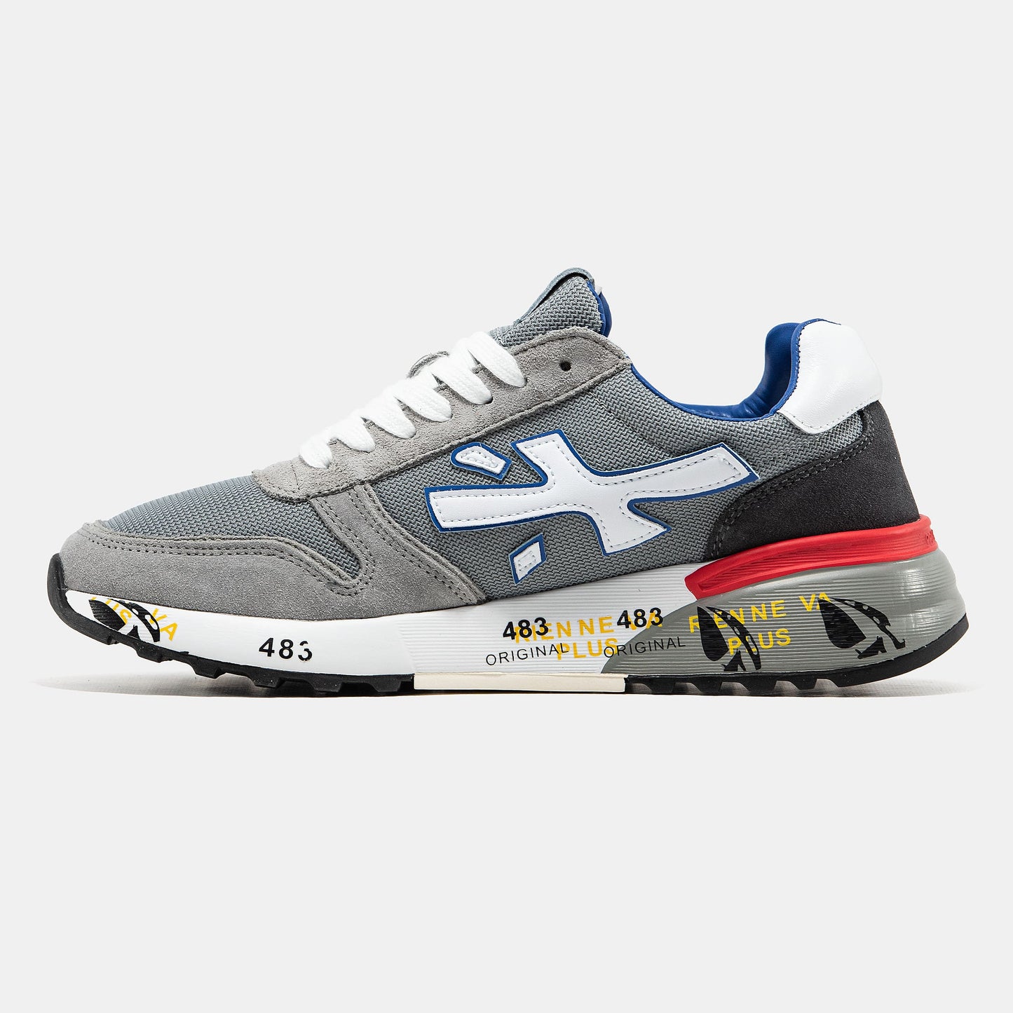 Premiata Mick Grey White