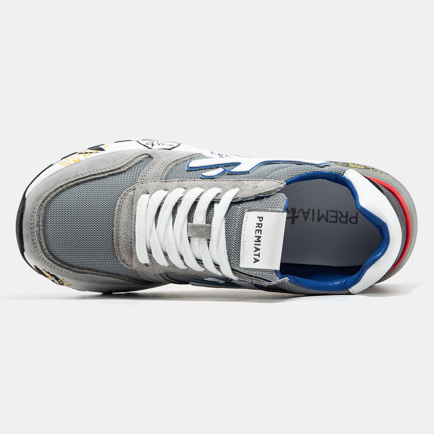 Premiata Mick Grey White